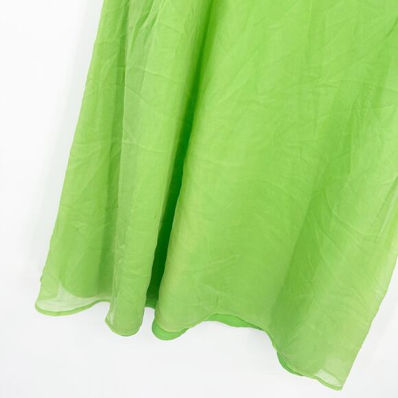 J. Crew Womens Sophia Sleeveless V-Neck Crepe 100% Silk Cocktail Party Dress 8P - Picture 5 of 8